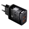 Baseus 30W Caricabatterie USB QC PD3.0 Type-C Caricabatterie rapido PD per iPhone 17 16 15 14 13 12 Pro Max Xiaomi Samsung