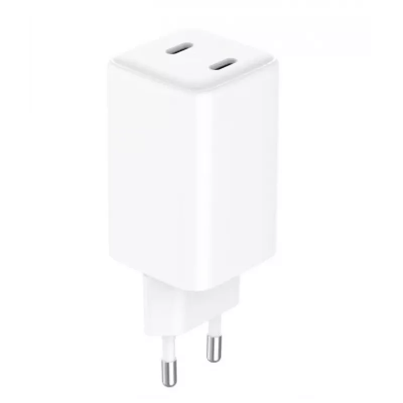 GRATEQ OLOS caricabatterie da parete PD/PPS, 2x USB-C, GaN, 65 W