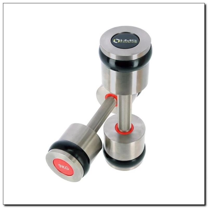HMS Fitness HH09 manubrio a peso fisso 9 kg 2 pezzi