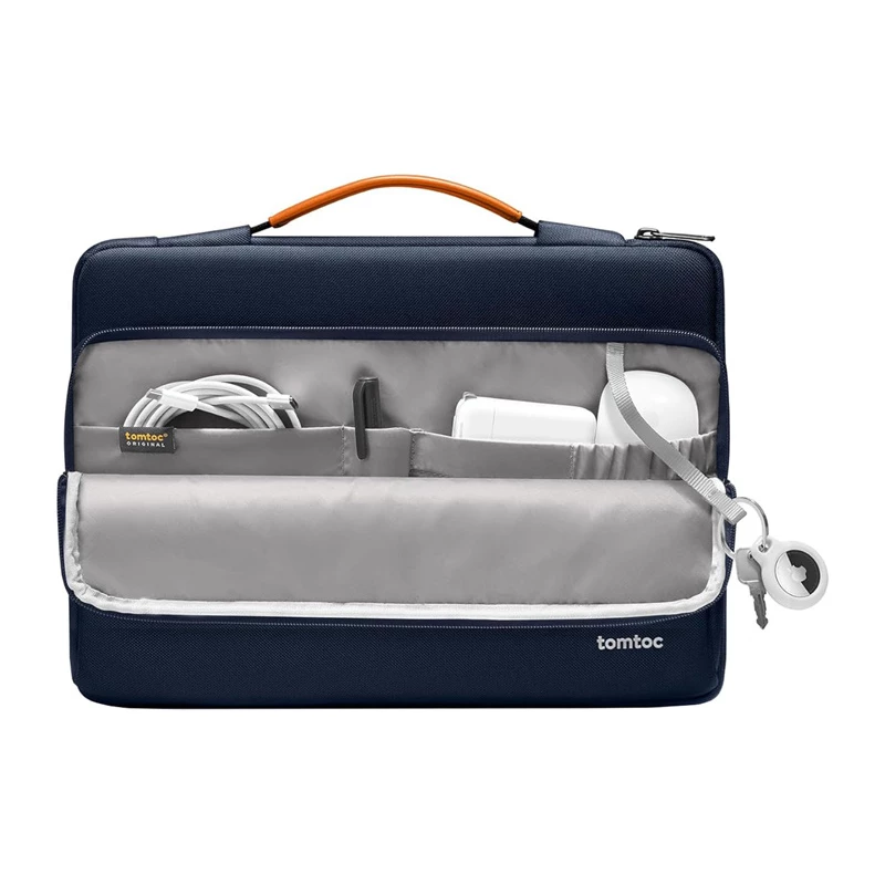 Tomtoc Defender-A14 Borsa per laptop 13", blu navy