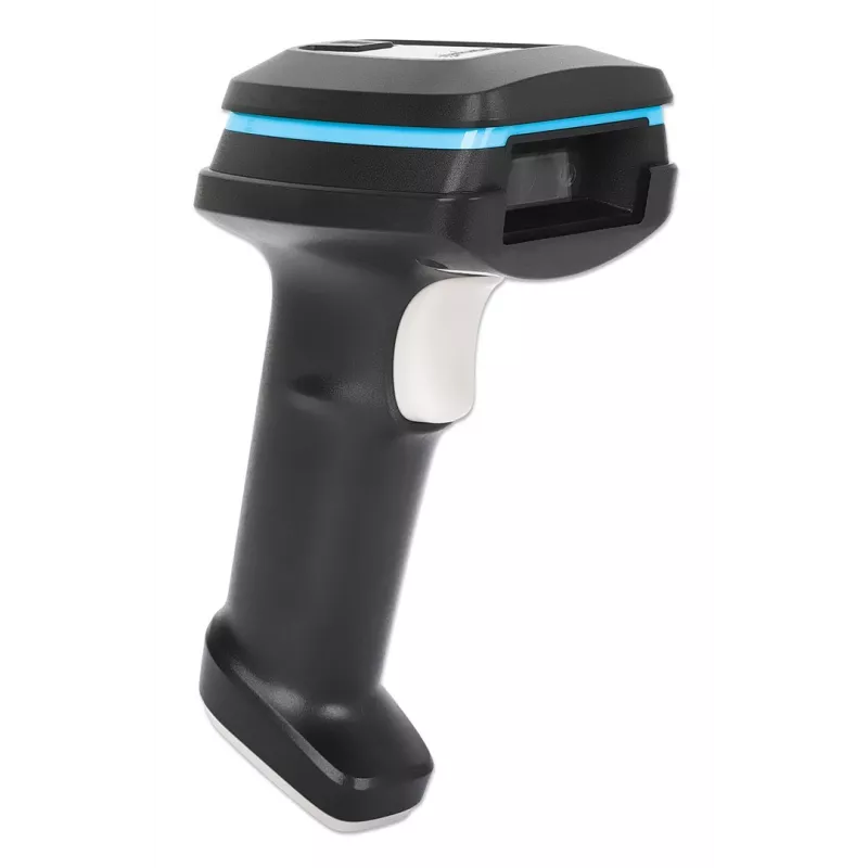 Manhattan 154116 lettore di codici a barre portatile 2D LED a lungo raggio, 450 mm, IP52