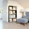 Libreria soggiorno Topeshop MALAX 2X4 ANT/ART