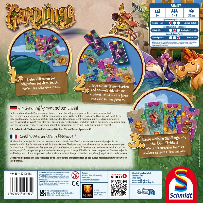 Gardlings, gioco da tavolo