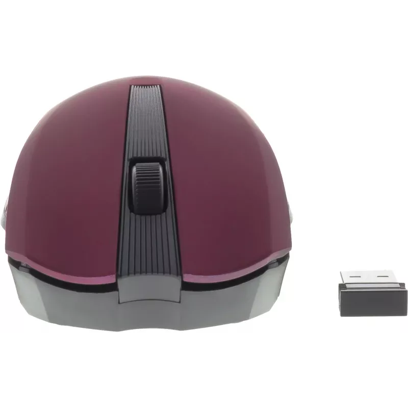 Mouse wireless simmetrico ottico 2,4 GHz, 3 tasti, viola