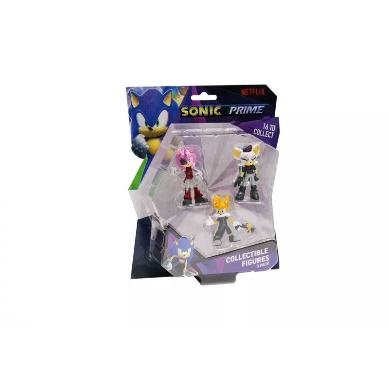 SONIC PRIME - set con 5 figure miste