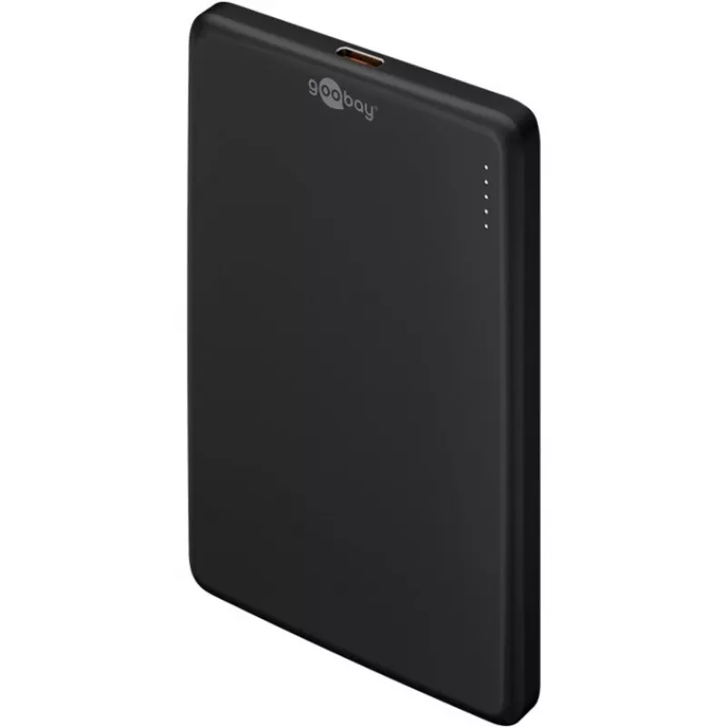Goobay powerbank wireless magnetica | 70182 | 5000 mAh | USB-C | nero