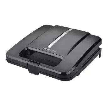 Sandwich maker ESPERANZA PARMIGIANO 1000 W – 4 sandwich, nero, piastre antiaderenti