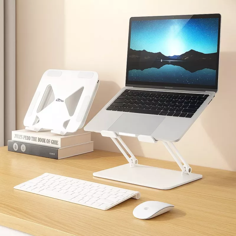 Supporto per laptop MEDIA-TECH – Supporto per laptop MT2661W (bianco)