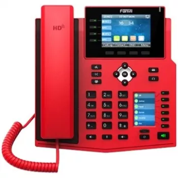Telefono IP Fanvil X5U-R rosso V2