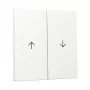 Bilanciere Gira 2 canali freccia System 55 bianco puro (Modello 329427)