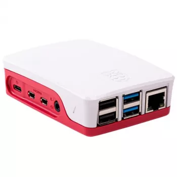 ALLNET Raspberry Pi 4 accessorio - case ufficiale rosso/bianco per 4