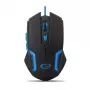 Esperanza MX205 FIGHTER - mouse - USB - blu - mouse - ottico - 6 tasti - nero