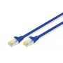 DIGITUS CAVO PATCH CAT6A S-FTP LSZH AWG 26/7 LUNGHEZZA 0,25 M BLU