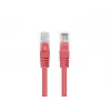 Lanberg PCF6-20CC-0025-R Cavo patch Cat.6 F/UTP, confezione da 10, 0,25 m, Rosso