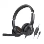 Creative 51EF0980AA000 Chat cuffie con microfono USB on-ear con filo stereo nero