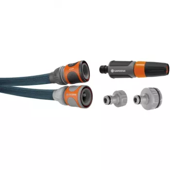 Tubo da giardino Gardena Liano 30 m PVC fuori terra nero grigio