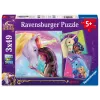 Puzzle Ravensburger Unicorn Academy – 3 x 49 pezzi, set per bambini