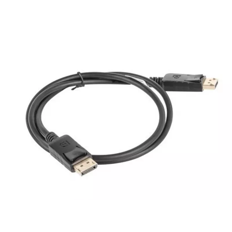 Lanberg cavo DisplayPort 19 Pin V1.2 4K, 1M | CA-DPDP-10CC-0010-BK | DisplayPort to DisplayPort