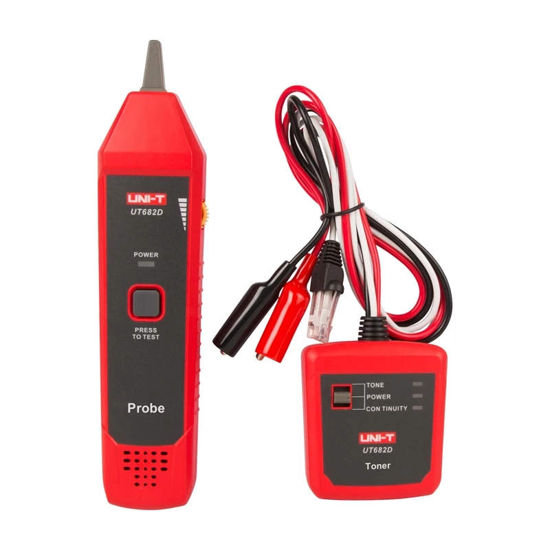 Rilevatore di cavi Unit UT-682D con display LCD e allarme acustico