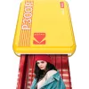 Stampante Kodak Mini 3 Square Retro Pass Photo Printing Technology gialla