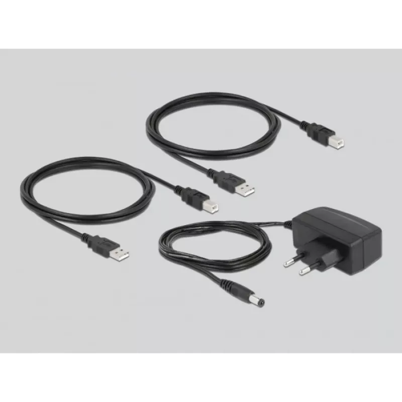 DeLOCK 11494 commutatore dati computer nero USB Type-A Type-B 0,48 Gbit/s