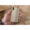 Custodia per smartphone man and wood per iPhone X/XS – Vintage Olive nero
