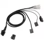 Cavo ek water blocks EK-Loop OmniLink 6-Pin Dual PWM 50 cm — cavo Y PWM 6-Pin, lunghezza 50 cm