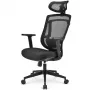 Sedia da ufficio Sharkoon OfficePal C10 – nero, design ergonomico, regolabile in altezza