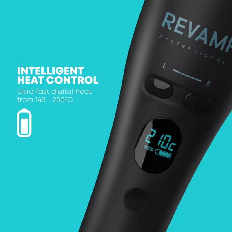 Arricciacapelli automatico Revamp CL-2750-EU2 iGEN Cordless Progloss Hollywood Curl con funzione rotante