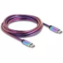 Cavo USB DeLOCK USB 2.0 2m USB C multicolore 81116