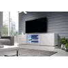 Mobile TV Cama QIU 200 MDF bianco lucido/bianco lucido