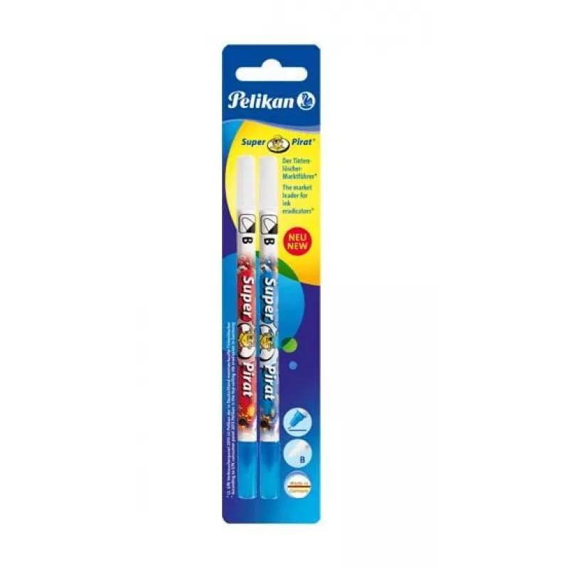 Gomma per cancellare Pelikan Super-Pirat F/B multicolore 2 pezzi