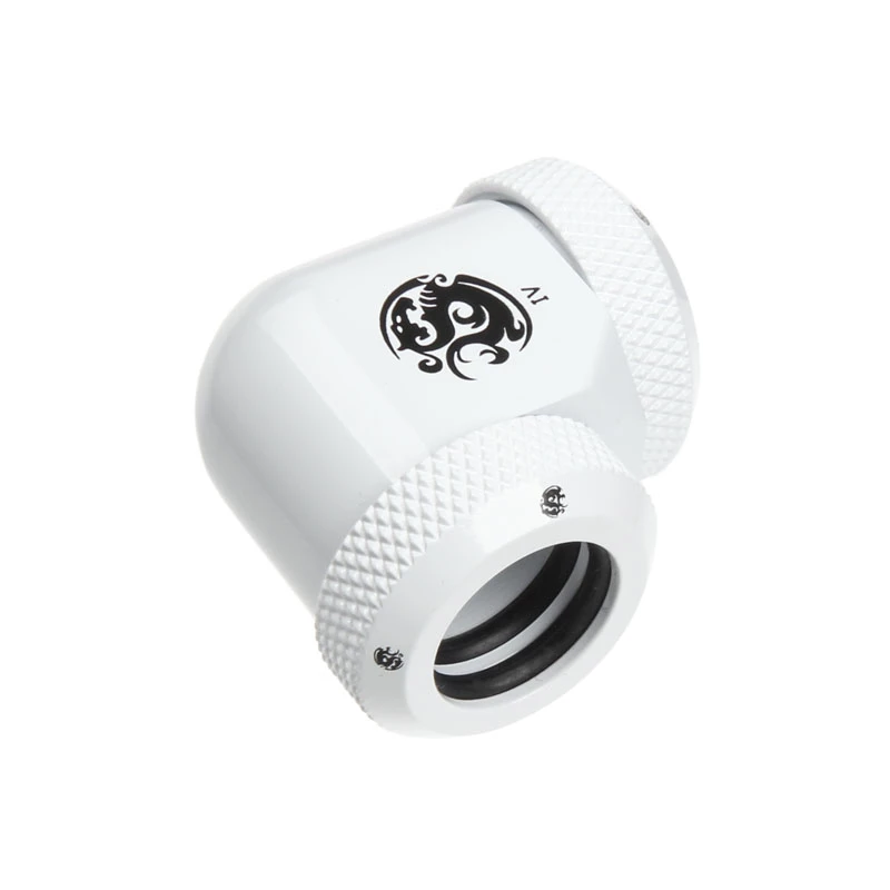 Adattatore BitsPower Multi-Link 90° per 2x raccordi AD 12mm — bianco (BP-DWE90DML)