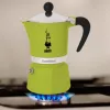 Caffettiera Bialetti Rainbow nera, verde