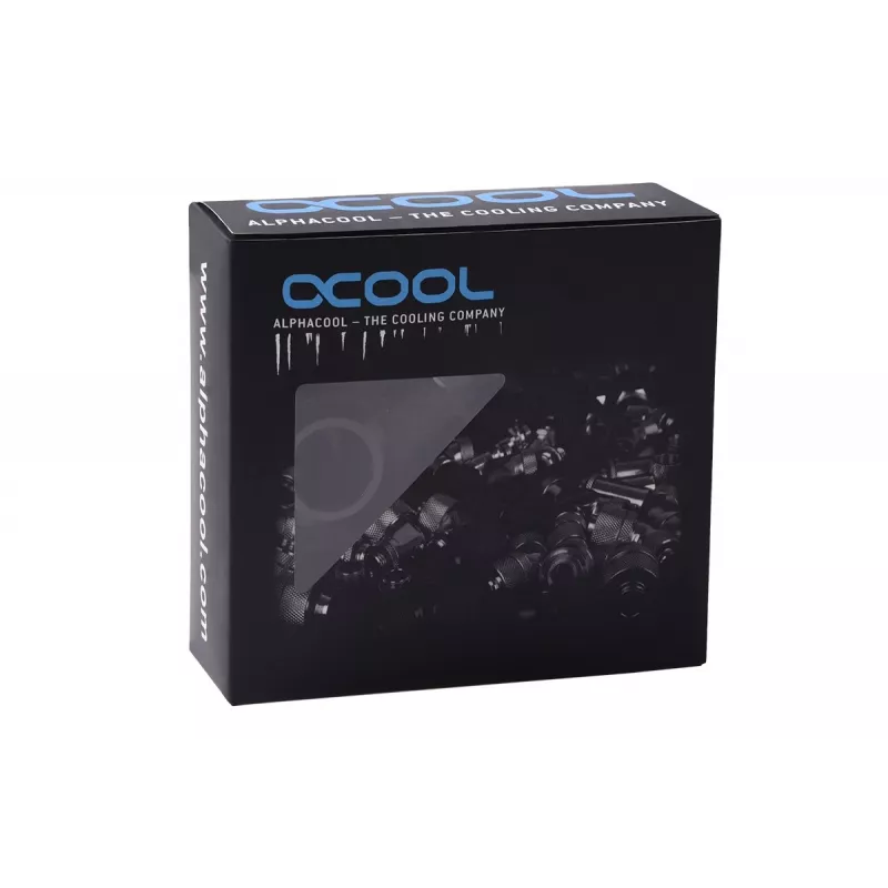 Kit raccordi Alphacool 17477 ottone nero 23 mm altezza 2,6 cm diametro