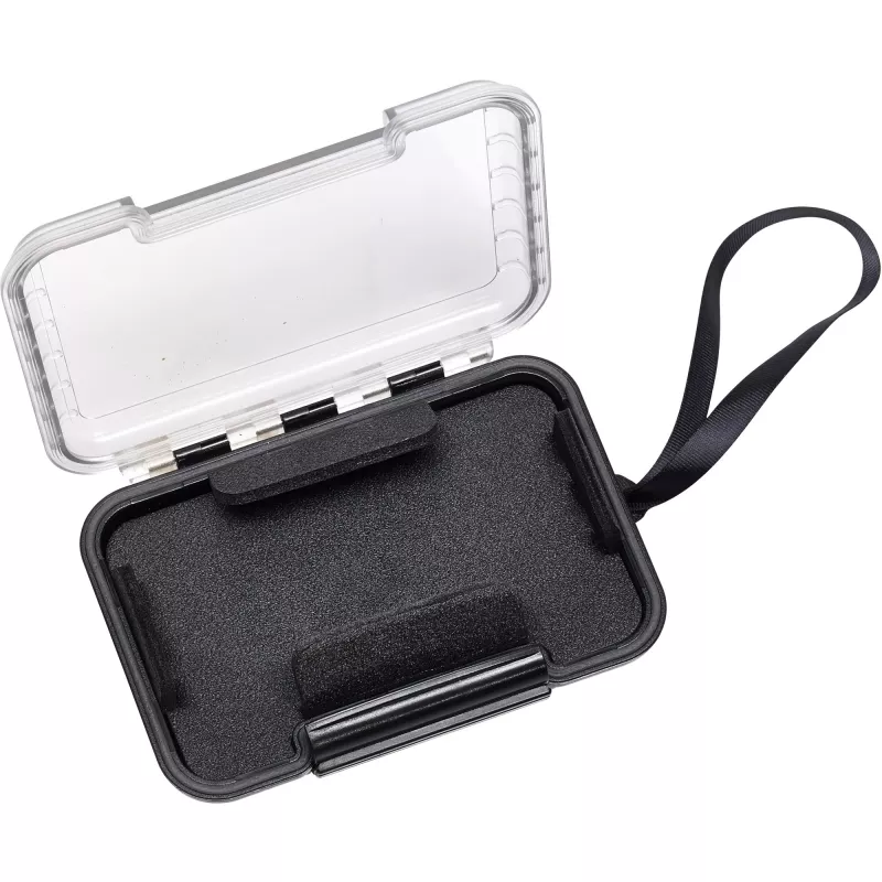 Custodia per cellulare B&W Type 200 nera/trasparente con inserto in schiuma