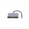 DICOTA D32064 dock station per dispositivi mobili tablet/smartphone/laptop argento