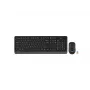 Set tastiera e mouse wireless A4Tech Fstyler FG1012, nero
