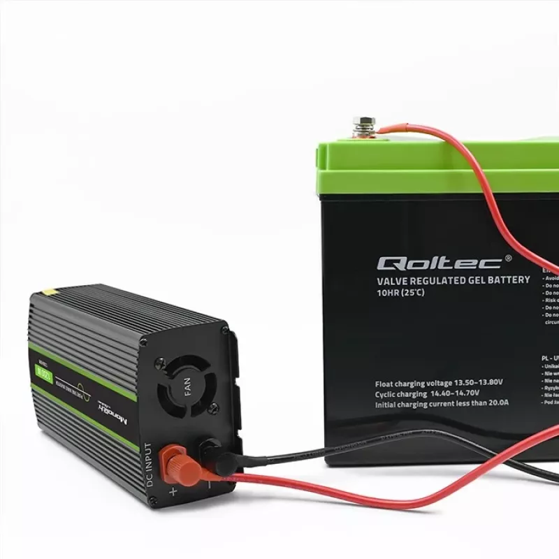 Inverter per auto Qoltec Monolith 1200 W nero 24 V