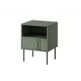 Comodino cama meble TRESSE 44×40×53 cm verde opaco, 1 cassetto, set da 2