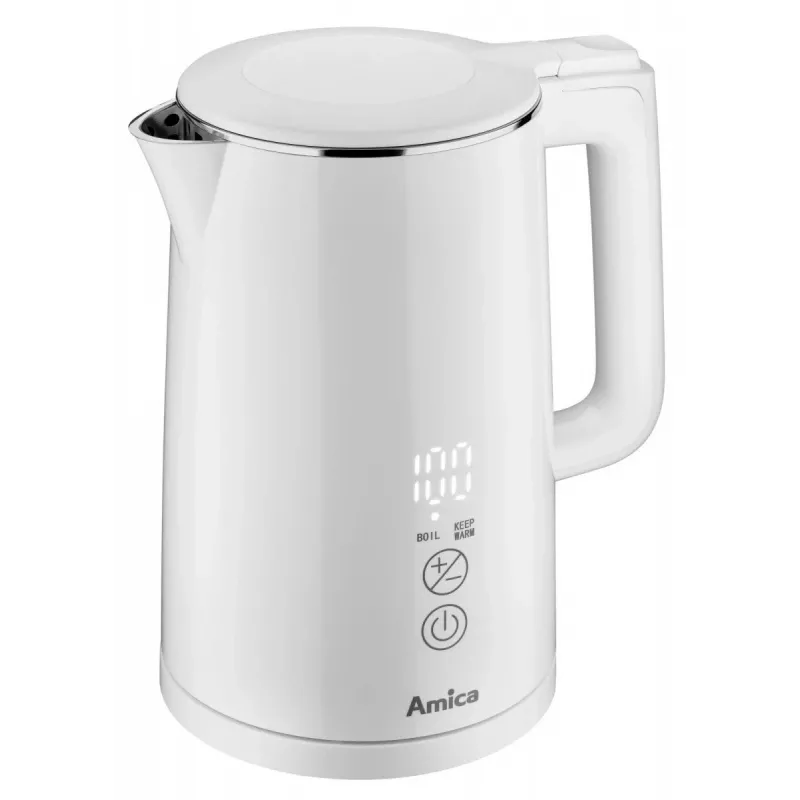 Bollitore elettrico AMICA 1,5 L 2200 W argento