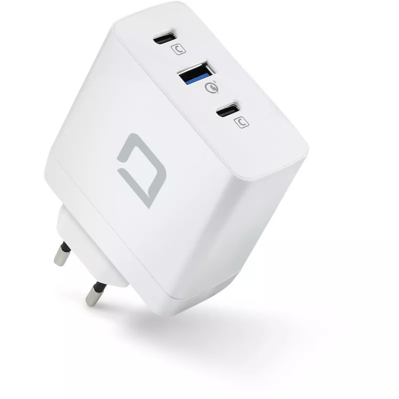DICOTA D31983 caricabatterie per dispositivi mobili e laptop, bianco, ricarica rapida AC, induttivo