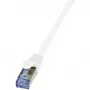 Cavo di rete LogiLink 10 m Cat.6A RJ-45 S/FTP bianco