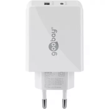 Goobay Dual USB-C™ PD (Power Delivery) caricabatterie rapido (30 W) (61674)