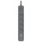 Power Line+ ciabatta antifulmine mobile ready 1,5 m (4 prese + 3x USB-A, 5V 2,4A)