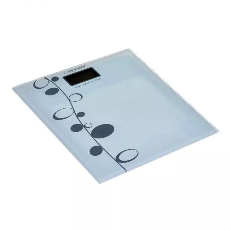 Bilancia pesapersone Esperanza Zumba EBS005 - elettronica, 180 kg, vetro bianco
