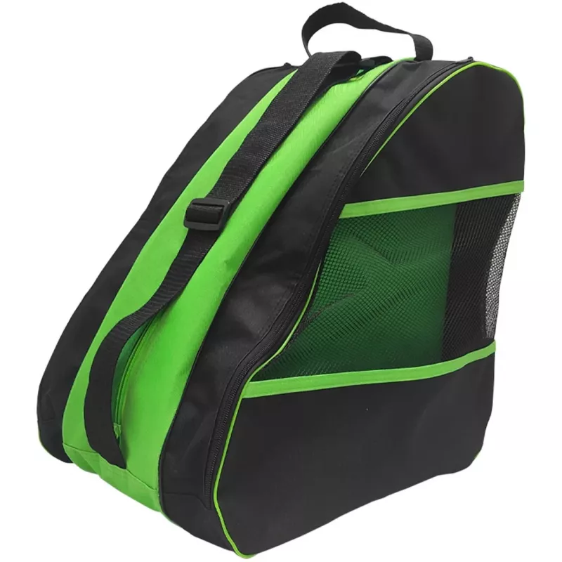 Pattini in linea Muuwmi 682 misura regolabile 33–36 verde/nero con set protezioni