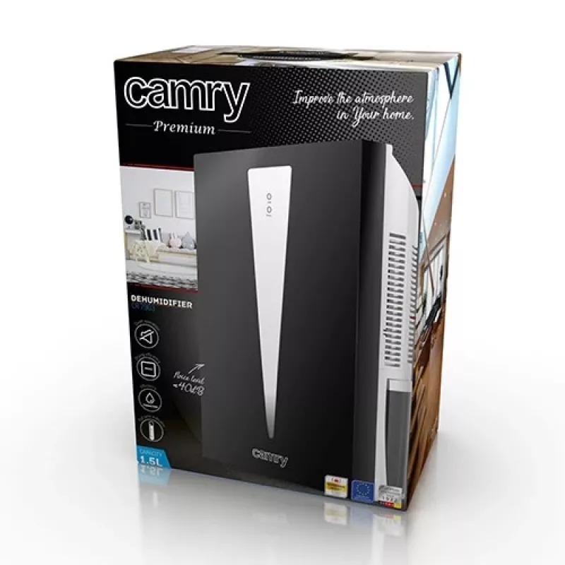 Deumidificatore CAMRY CR 7903 1,5 L 100 W nero, bianco