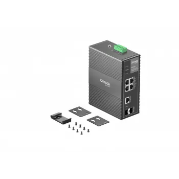 Switch di rete TP-Link IES206GPP managed Gigabit Ethernet (10/100/1000) Power over Ethernet (PoE) nero