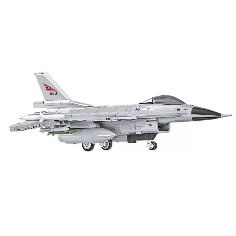 Kit di costruzione Cobi F-16AM Fighting Falcon, 495 pezzi, modello in scala